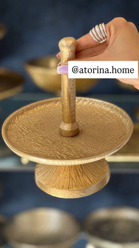 سرویس آلومینیومی مدل چرمی (پوست ماری) آبکاری نیکل