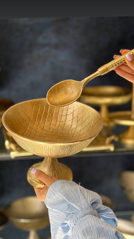 سرویس آلومینیومی مدل چرمی (پوست ماری) آبکاری نیکل